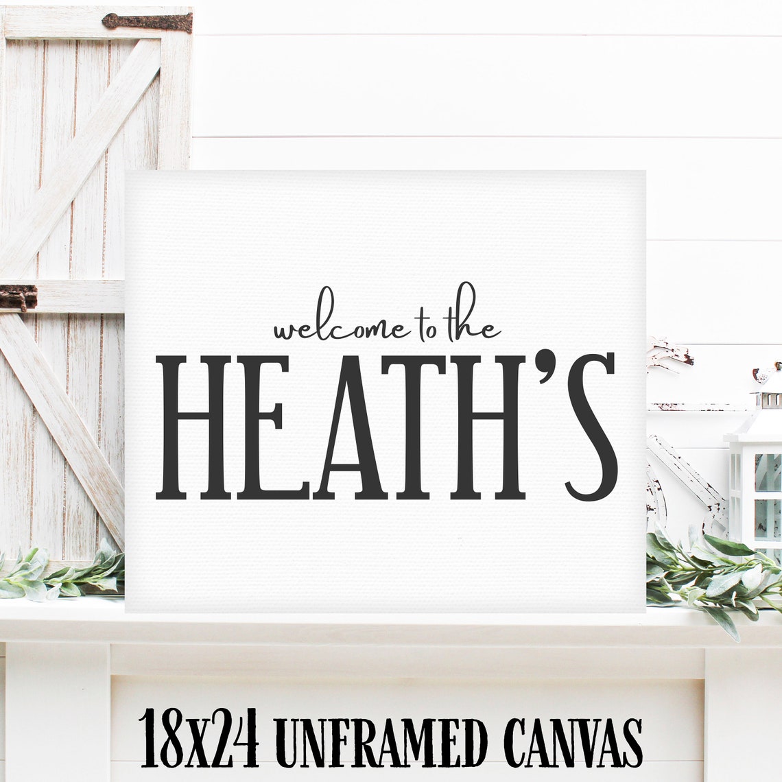 Welcome To The Nohns Personalized Family Name Entryway Sign Poster - Image 3