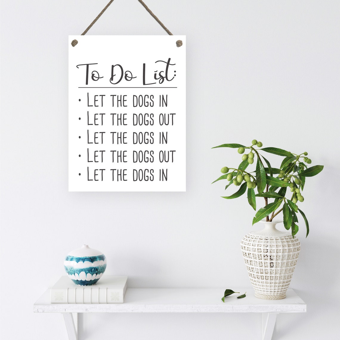 Dog To Do List Print On Funny Dog Print Dog Wall Art Dog Person Housewarming Gift Gifts For Pet Parents Pet Wall Decor - Image 2