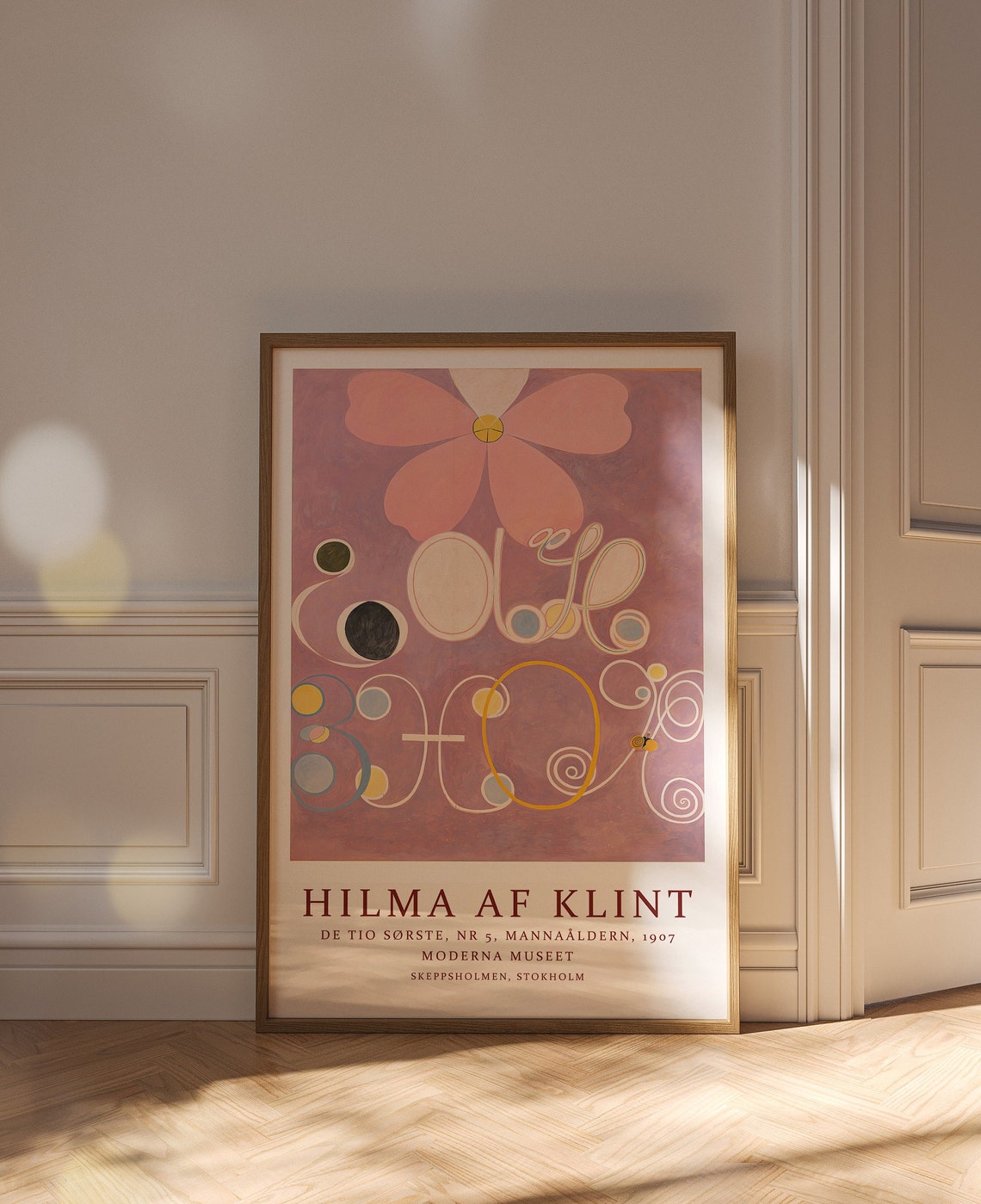 Hilma Af Klint De Tio Sorste Nr 5 Abstract Mannaaldern Poster - Image 3