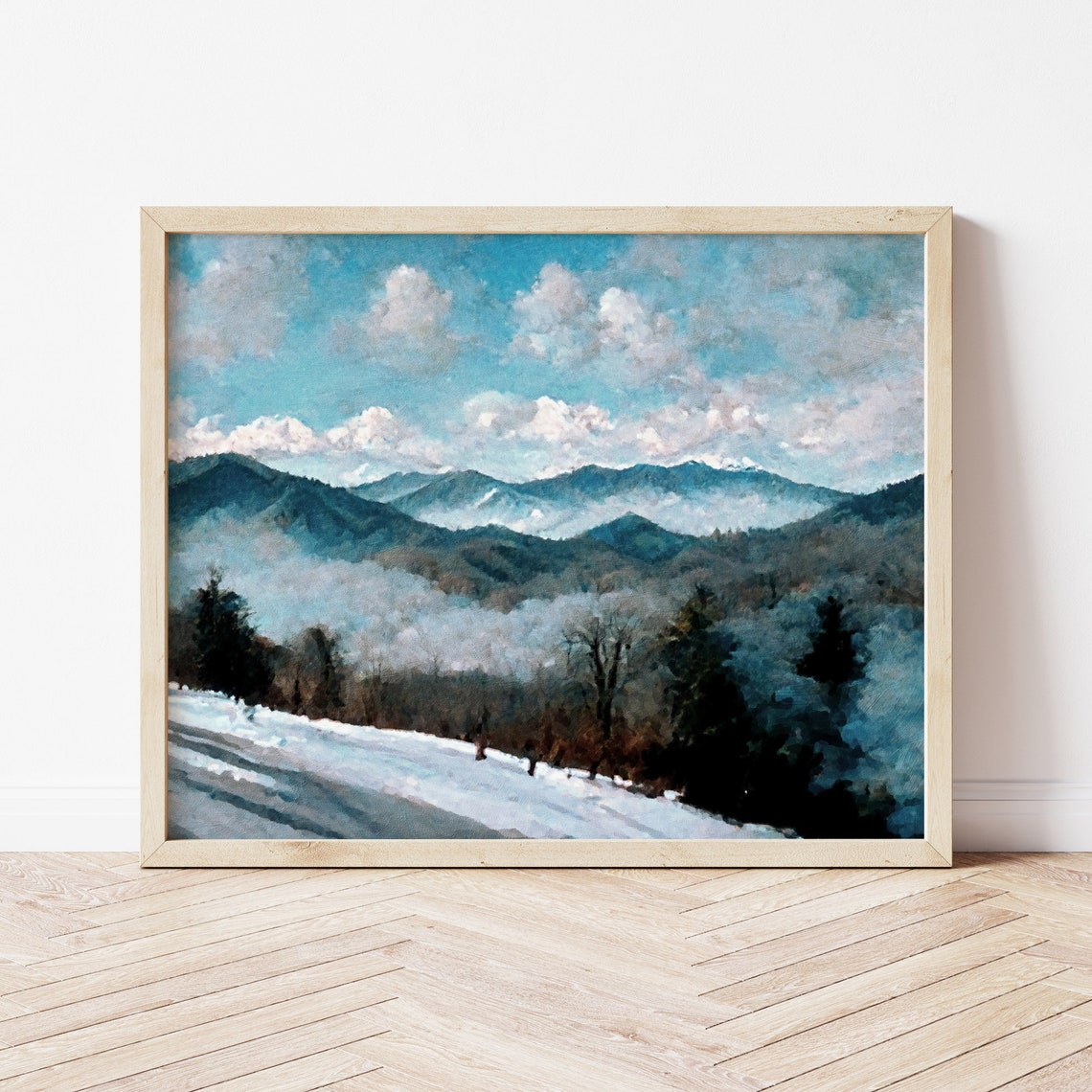 Great Smoky Mountains Tennessee Vintage Art Print - Image 2