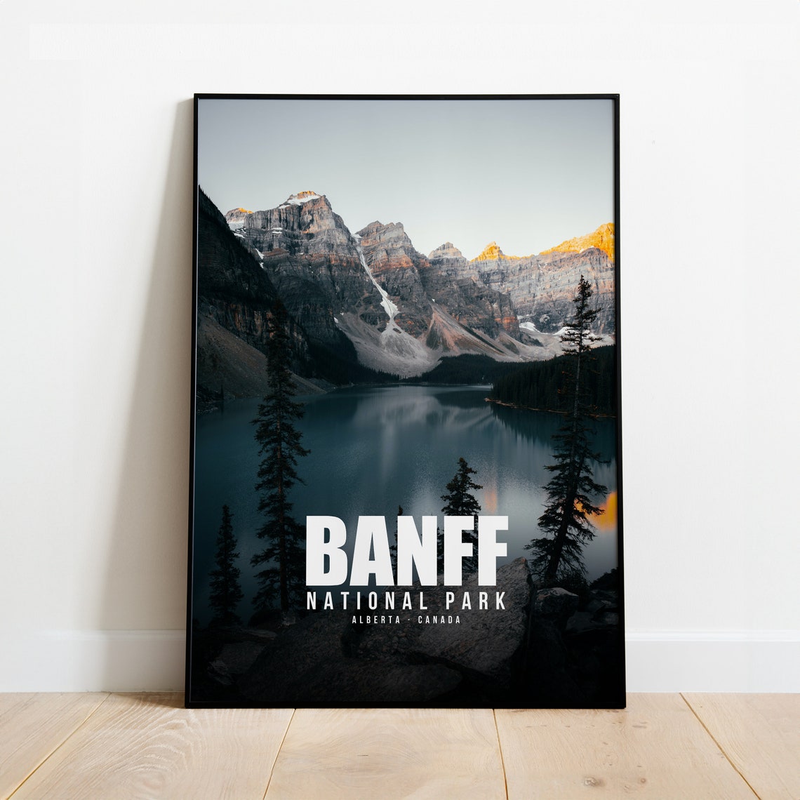 Banff National Park Alberta Canada Moraine Lake Photo Poster