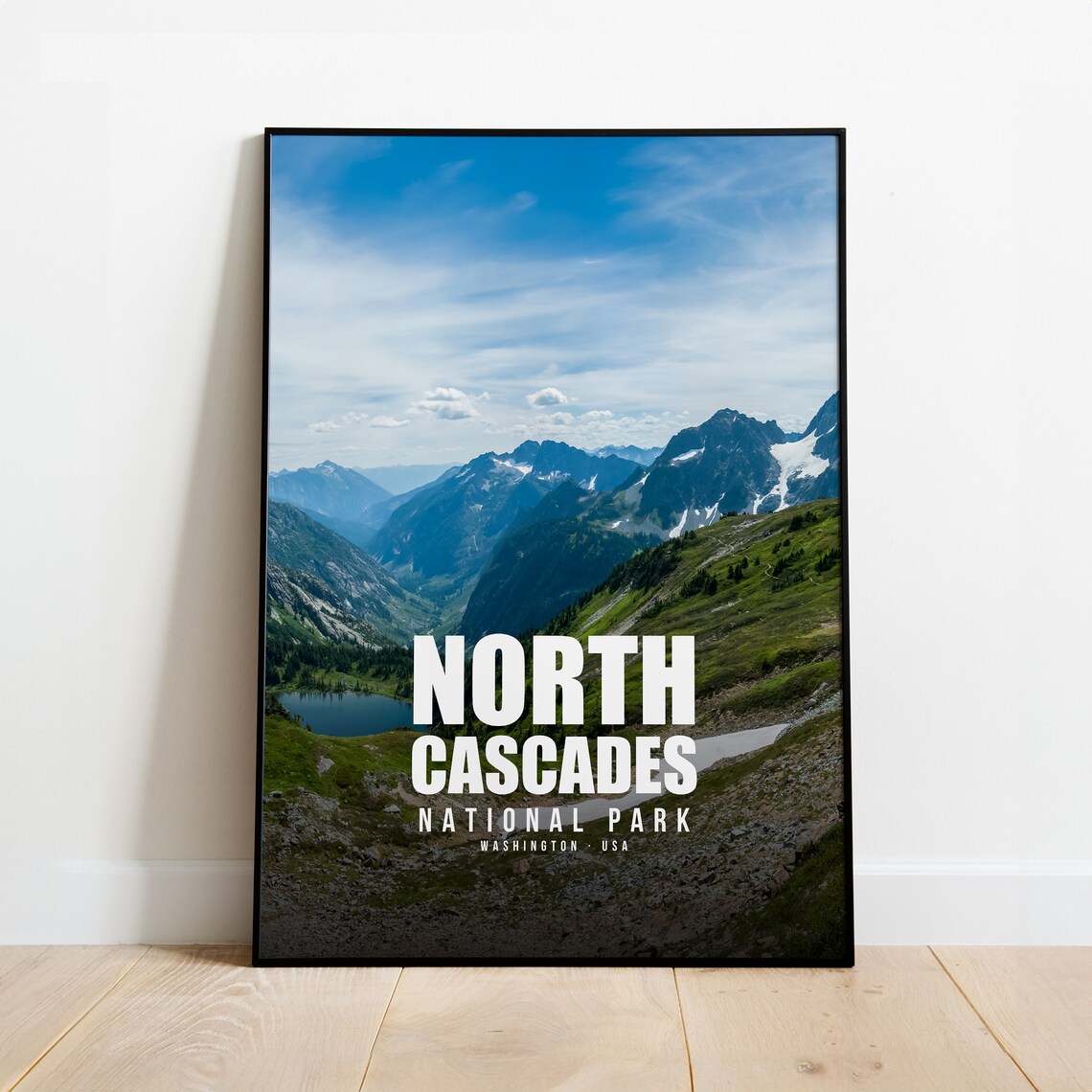 North Cascades National Park Washington Mountain Vista Poster