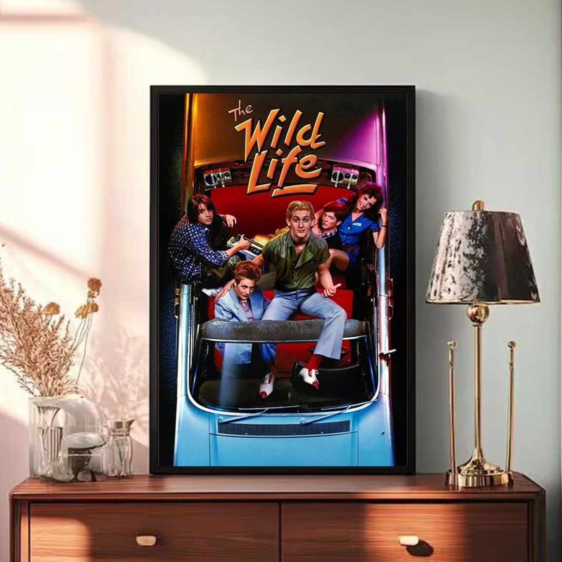 The Wild Life 1984 Teen Comedy Film Convertible Boombox Poster - Image 3