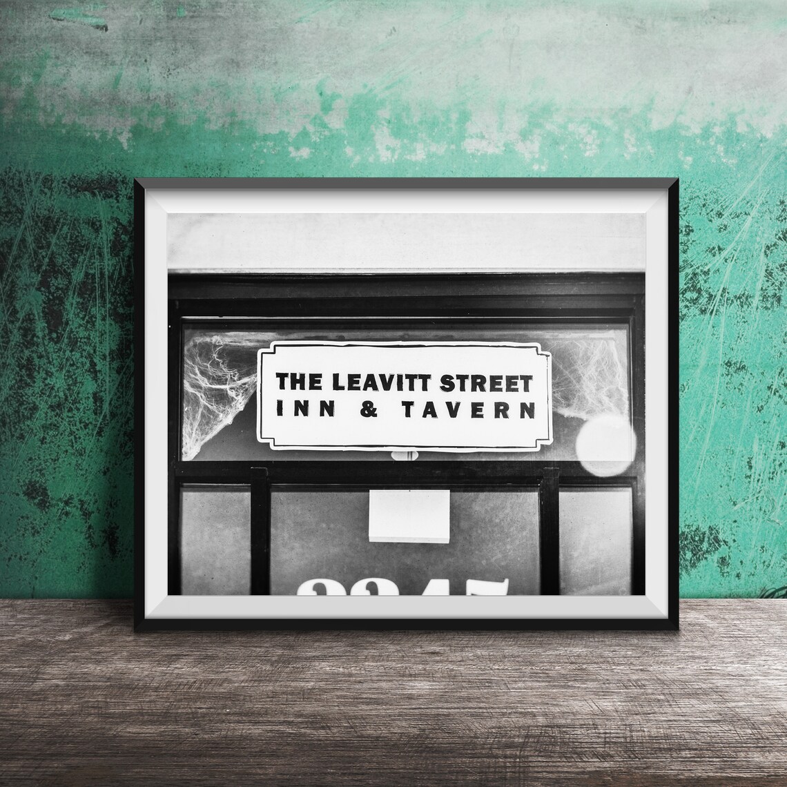 The Leavitt Street Inn and Tavern Chicago Window Sign Poster - Image 2