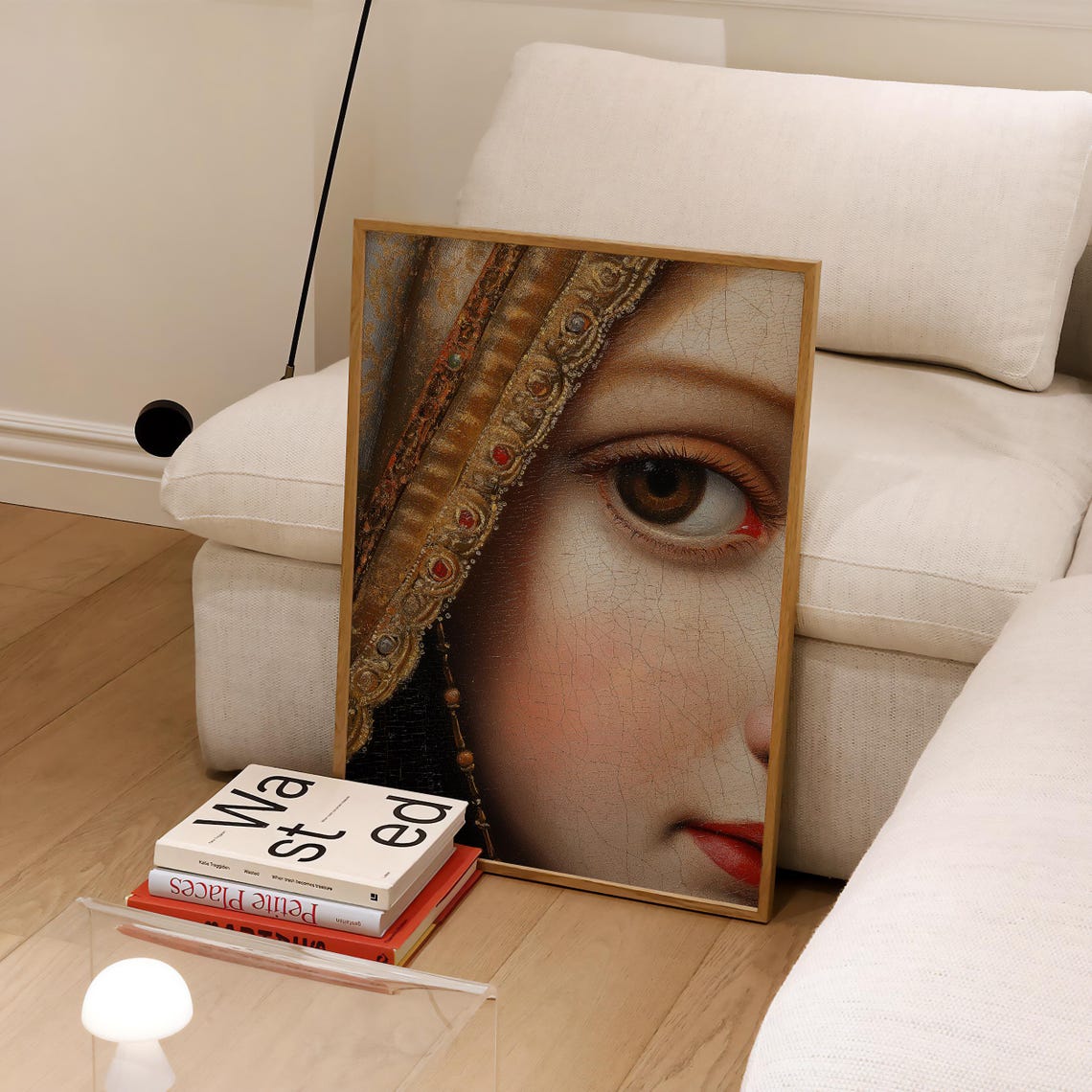 Renaissance Print Oil Painting Antique Painting Eye Painting Detail Oil Painting Print Baroque Painting Museum Quality Poster Print - Image 4