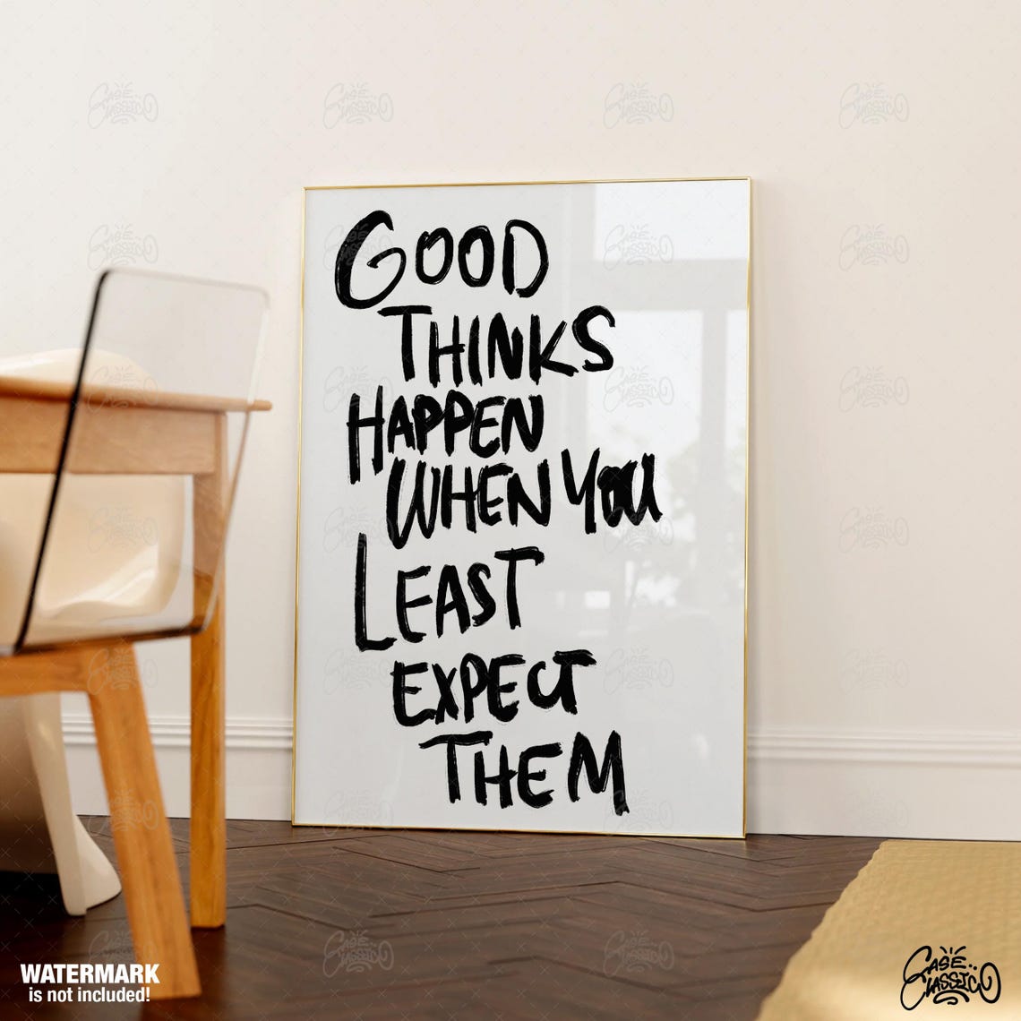 Good Things Happen When You Least Expect Them Inspirational Poster - Image 2