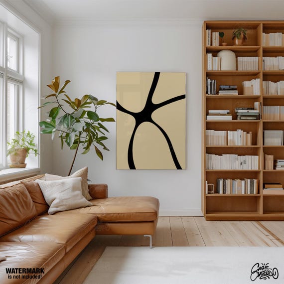 Neutral Wall Art Abstract Art Print Aura Poster Minimalist Wall Art Minimalist Art Trendy Wall Art Abstract Wall Art Modern Art Print