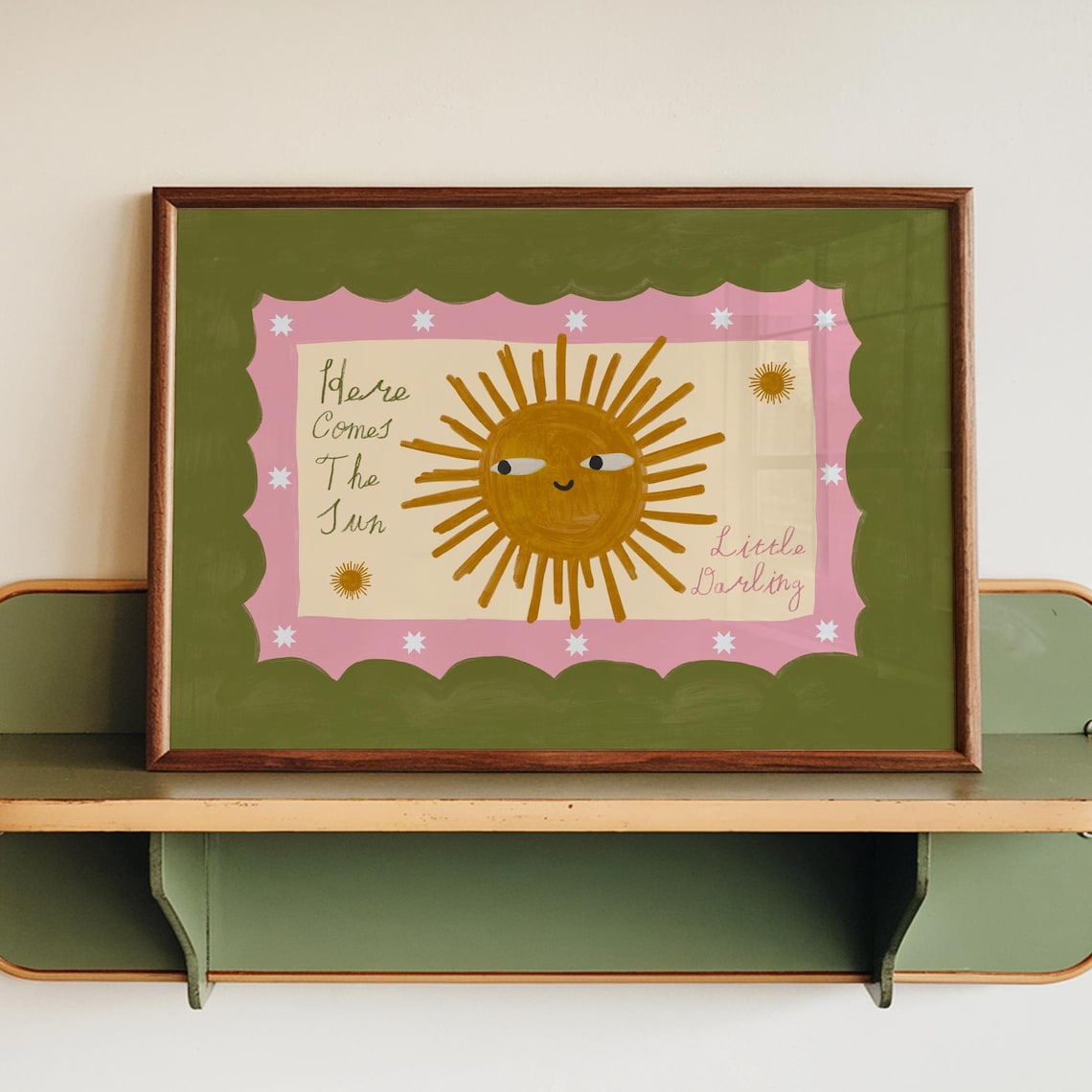 Here Comes The Sun Little Darling Kids Room Poster