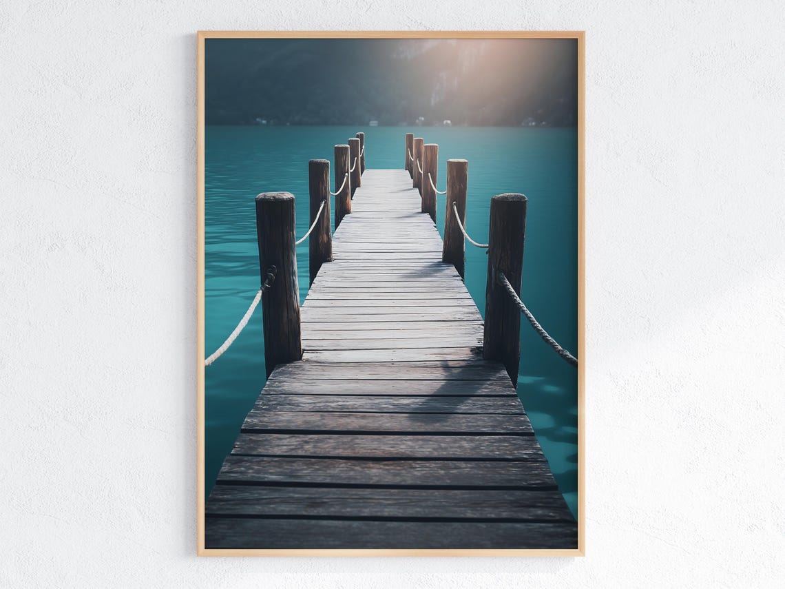 Lake Photography, Peaceful Gift for Dad