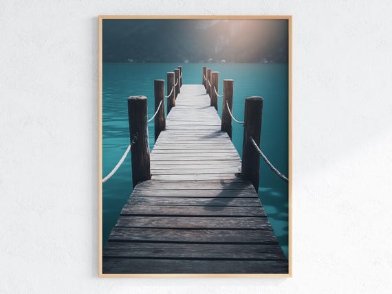 Lake Photography, Peaceful Gift for Dad