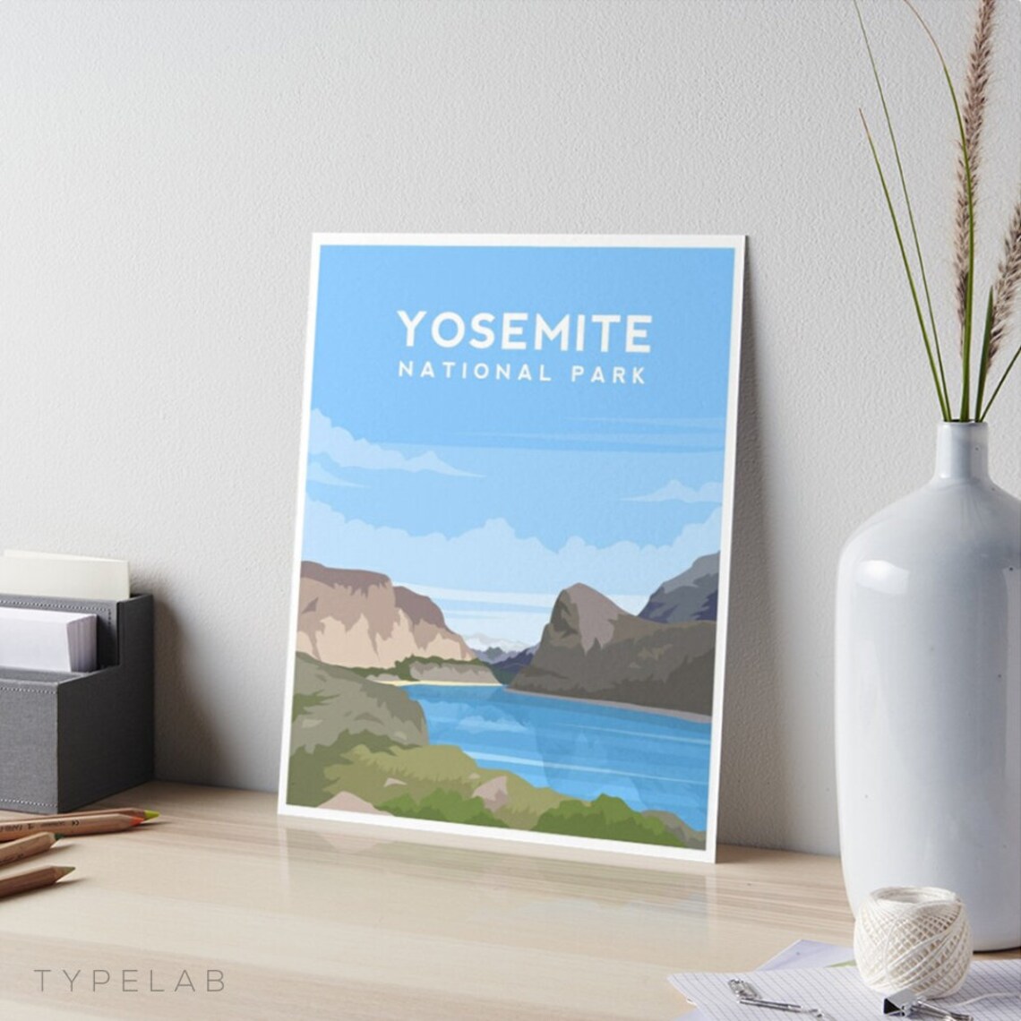 Yosemite California Travel Poster, National Park - Image 2