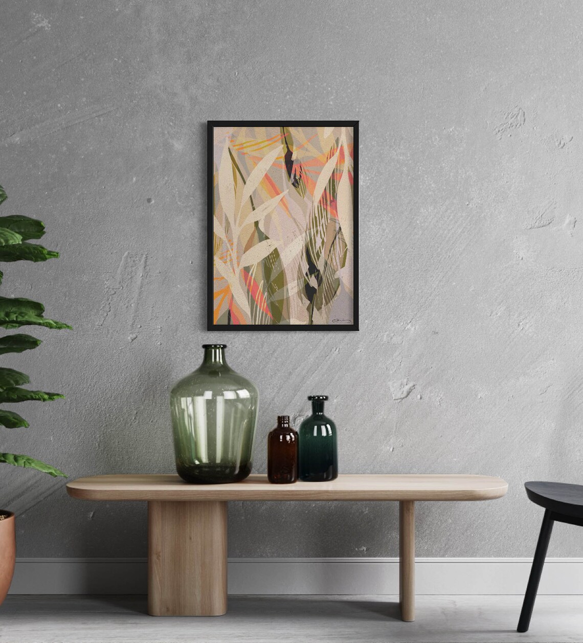 Foliage Print, Botanical Floral Wall Art - Image 3