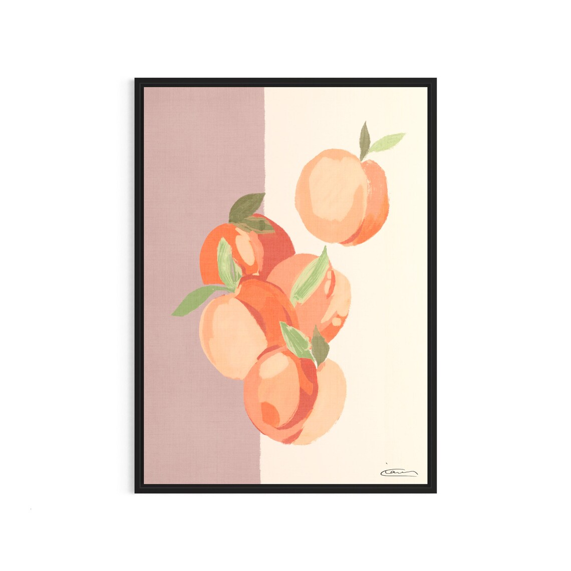 Peaches Print Fruit Wall Art Home Decoration Poster For Kitchen - Image 4