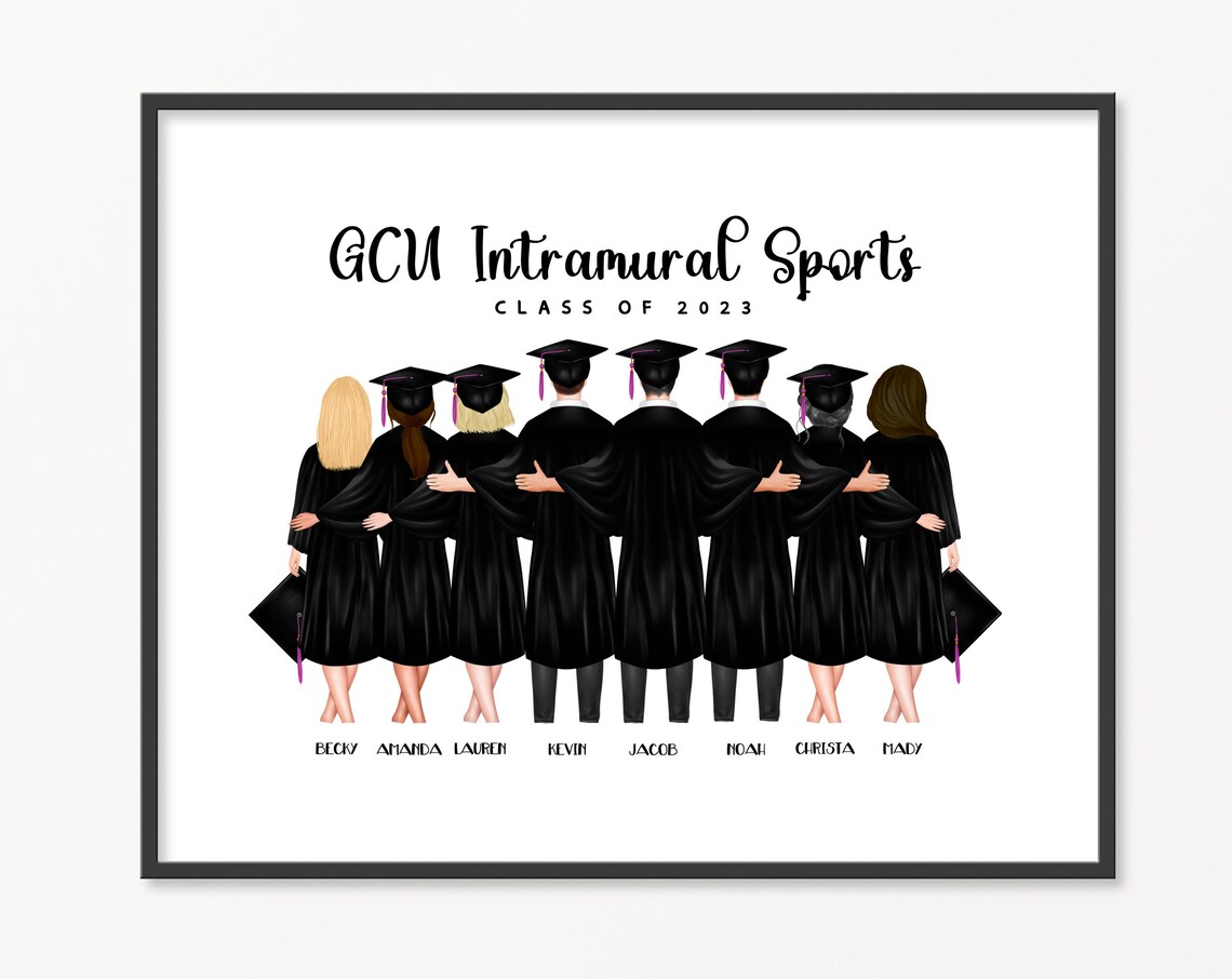 GCU Intramural Sports Class of 2023 Graduates Keepsake Poster