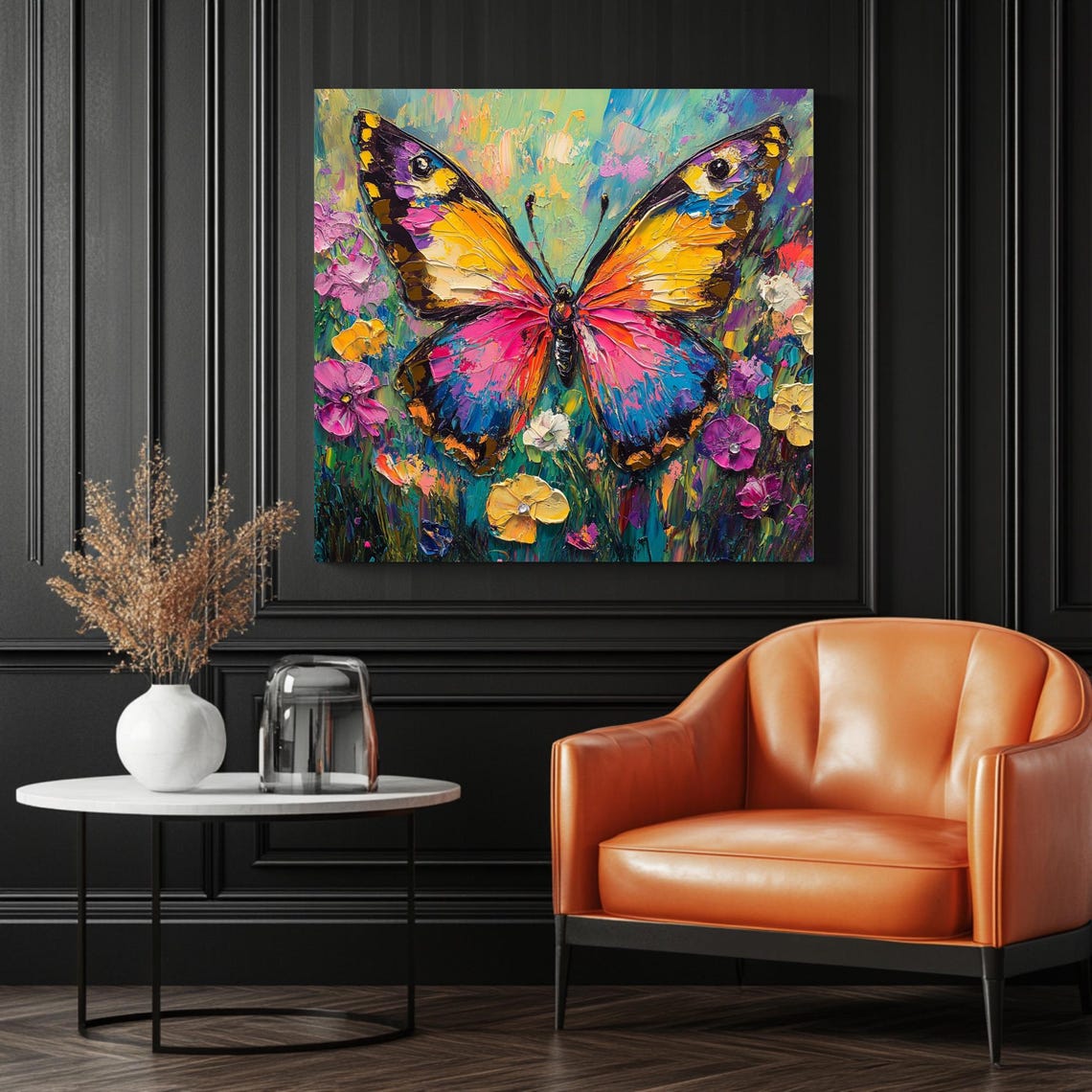 Butterfly Wall Art, Modern Nature Decor - Image 3