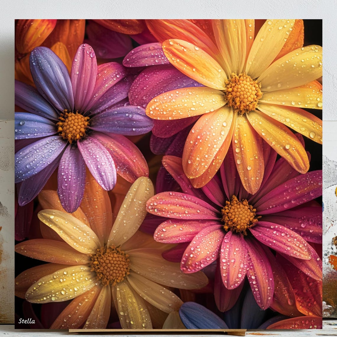 Flower Wall Art, Floral Poster Print