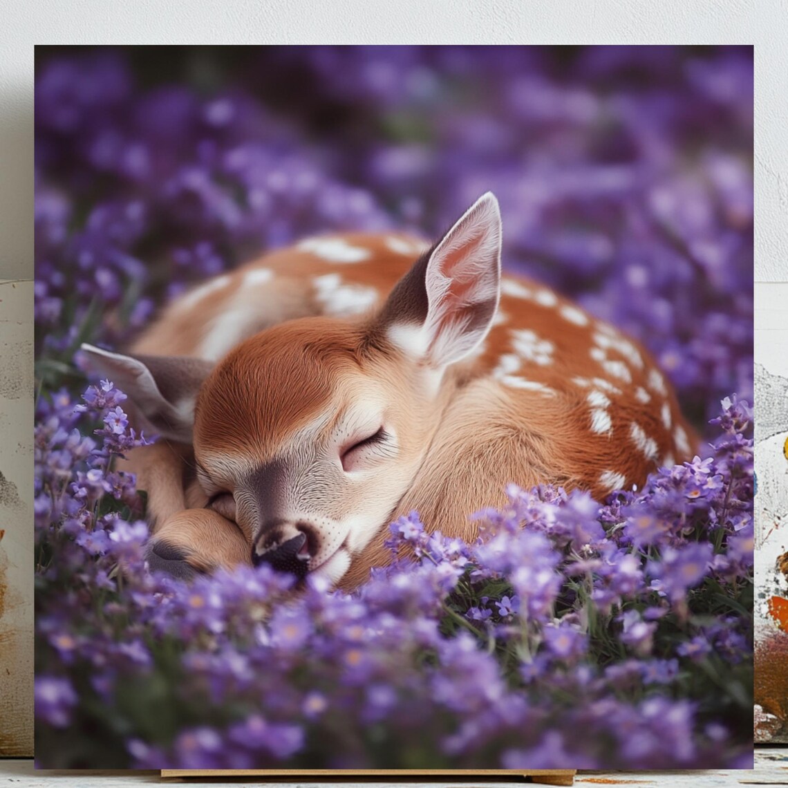 Baby Deer Wall Art, Nursery Decor Art Print