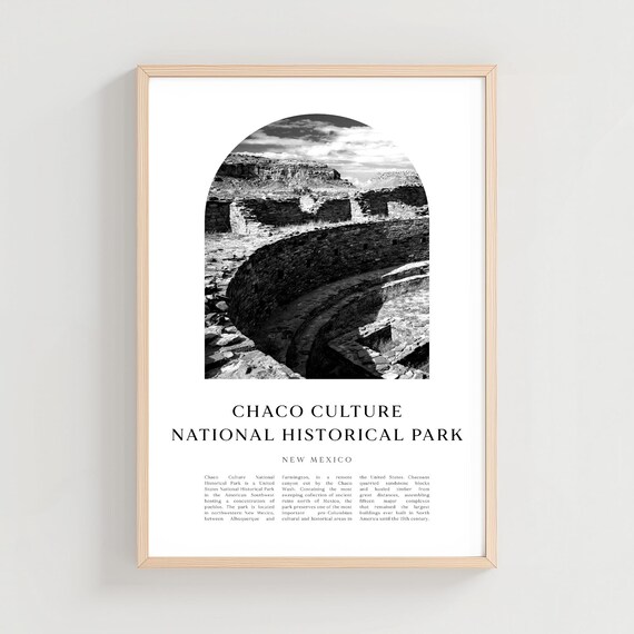 Chaco Culture National Historical Park Ancient Ruins New Mexico Poster