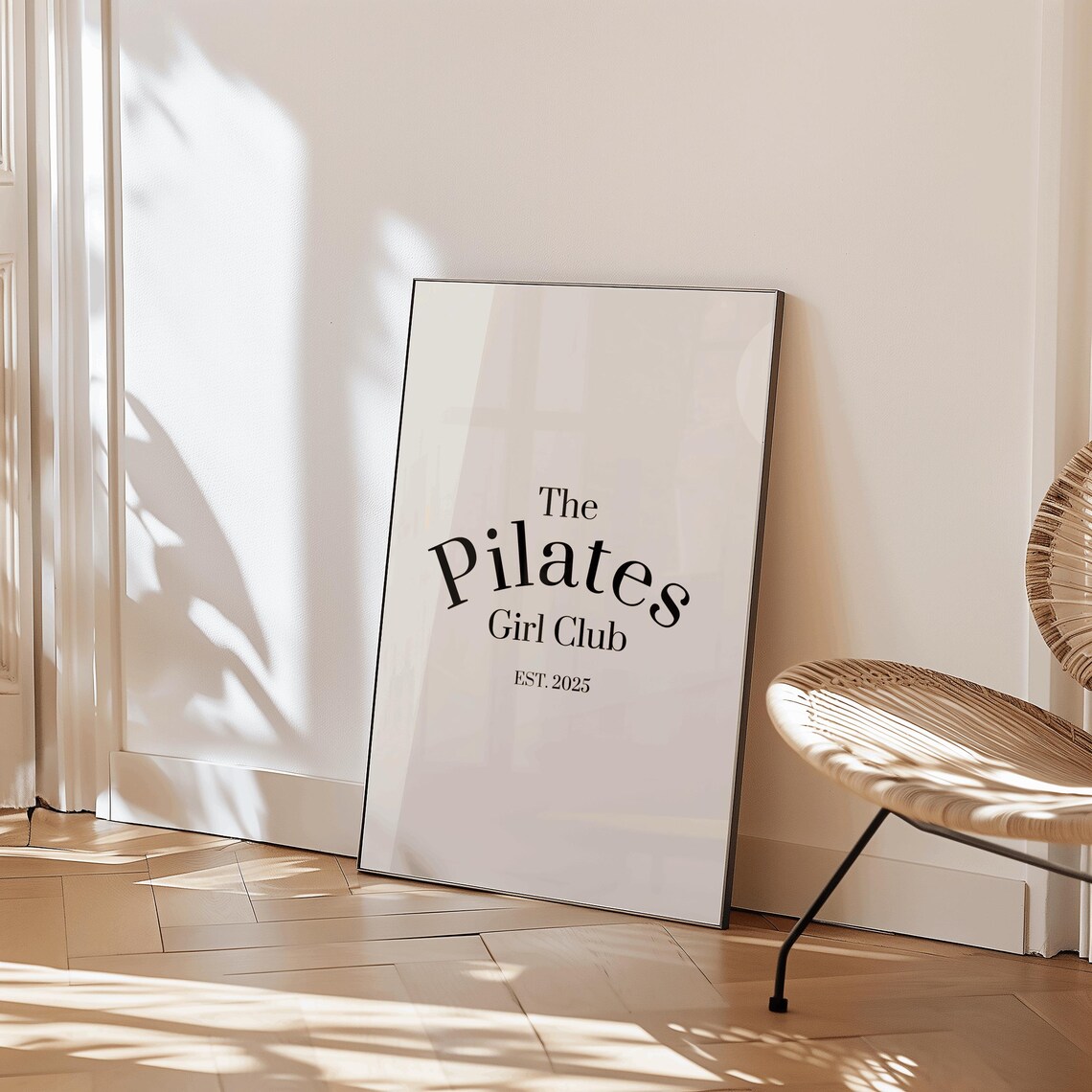 Pilates Girl Club, Gym Workout Quote Poster - Image 2