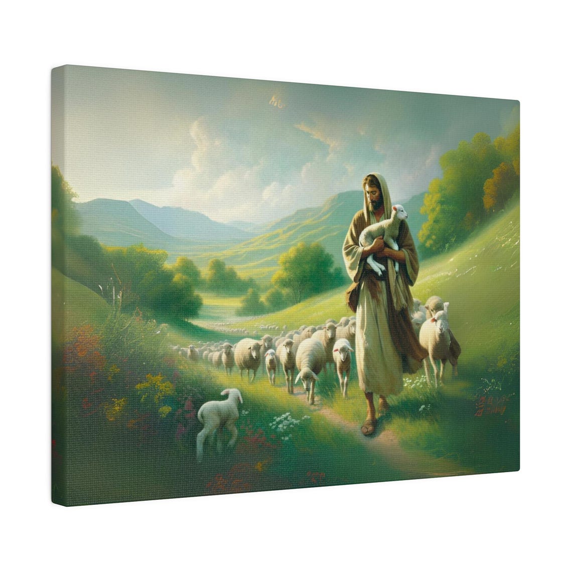 The Good Shepard Matte Print Christian Inspired Artwork From The Bible Fast Shipping
