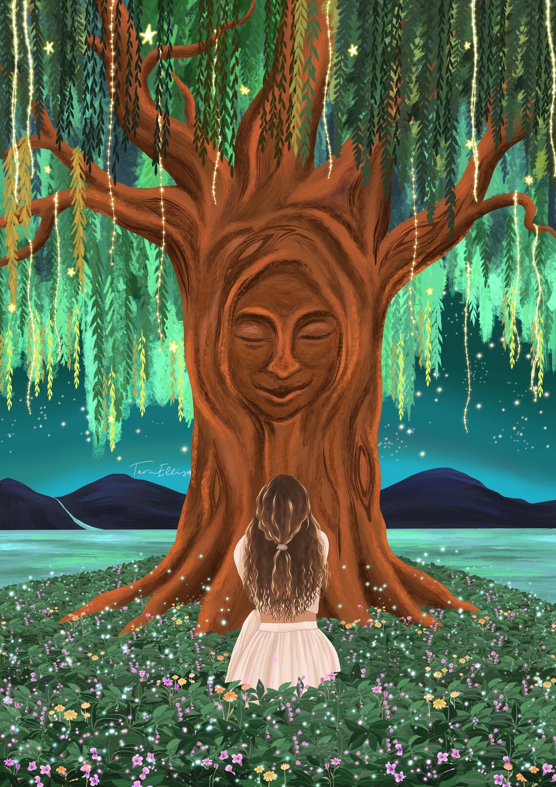Tree Spirit Ancient Wisdom Mother Nature Art Print - Image 3