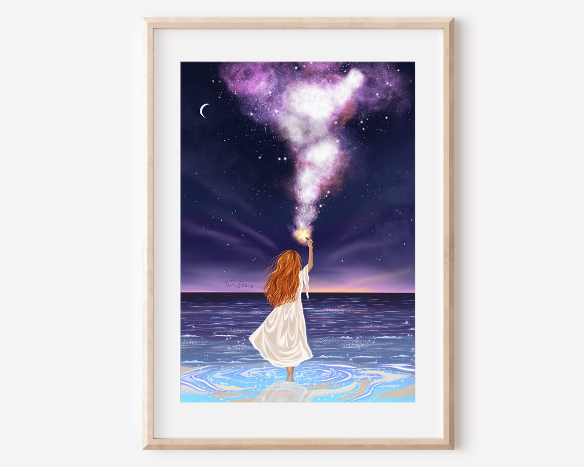 Create Your Magic Celestial Fantasy Art Print
