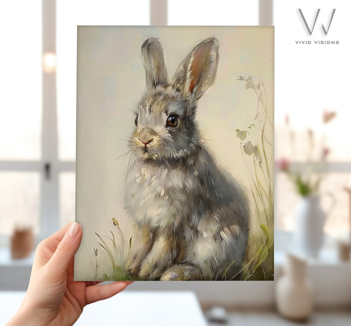 Baby Hare Woodland Animal Art Farm Animal Nursery Art Farm Nursery Decor Baby Room Art Forest Animal Babies Download 1237 - Image 4