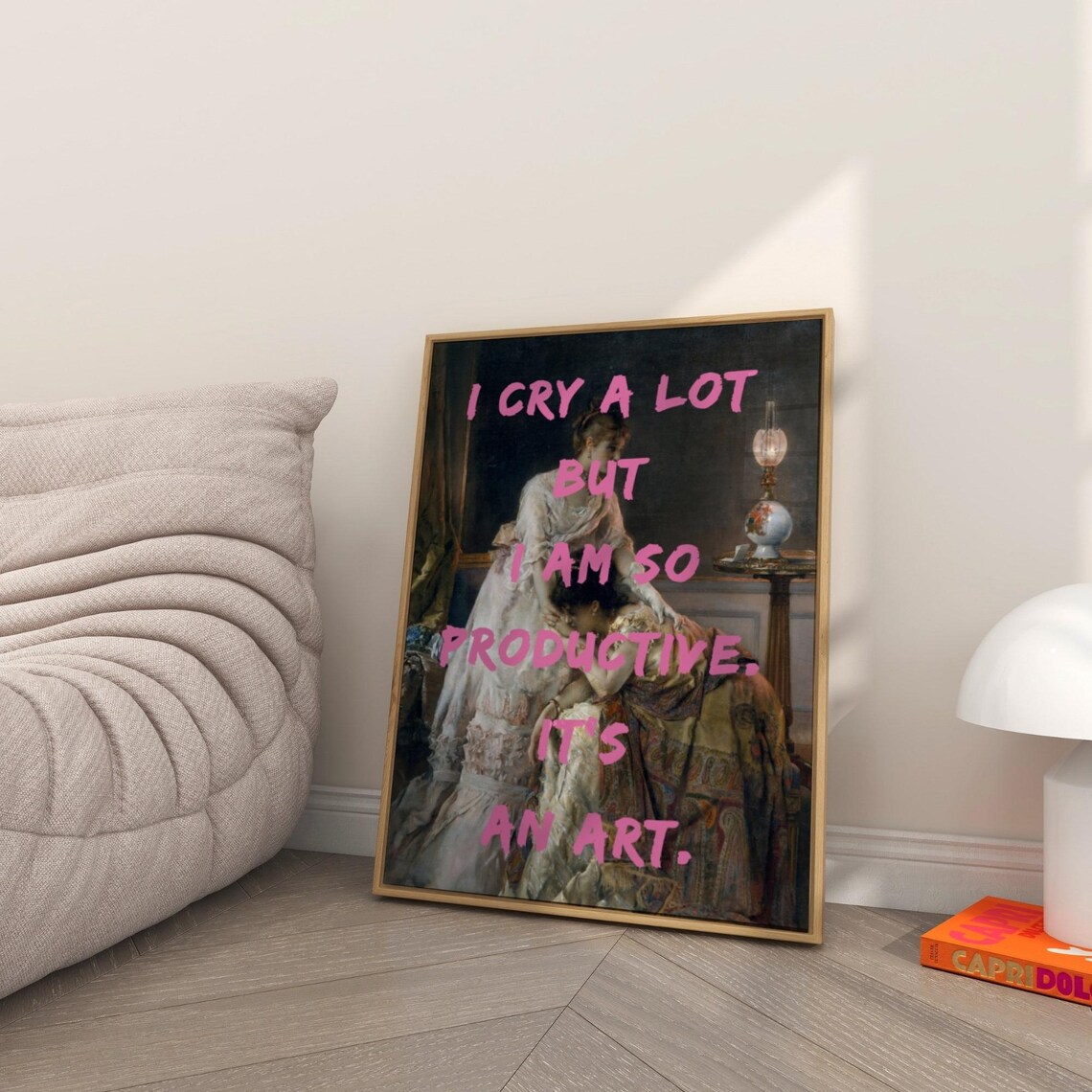 Altered Art Print, Quirky Vintage Coquette Decor - Image 2
