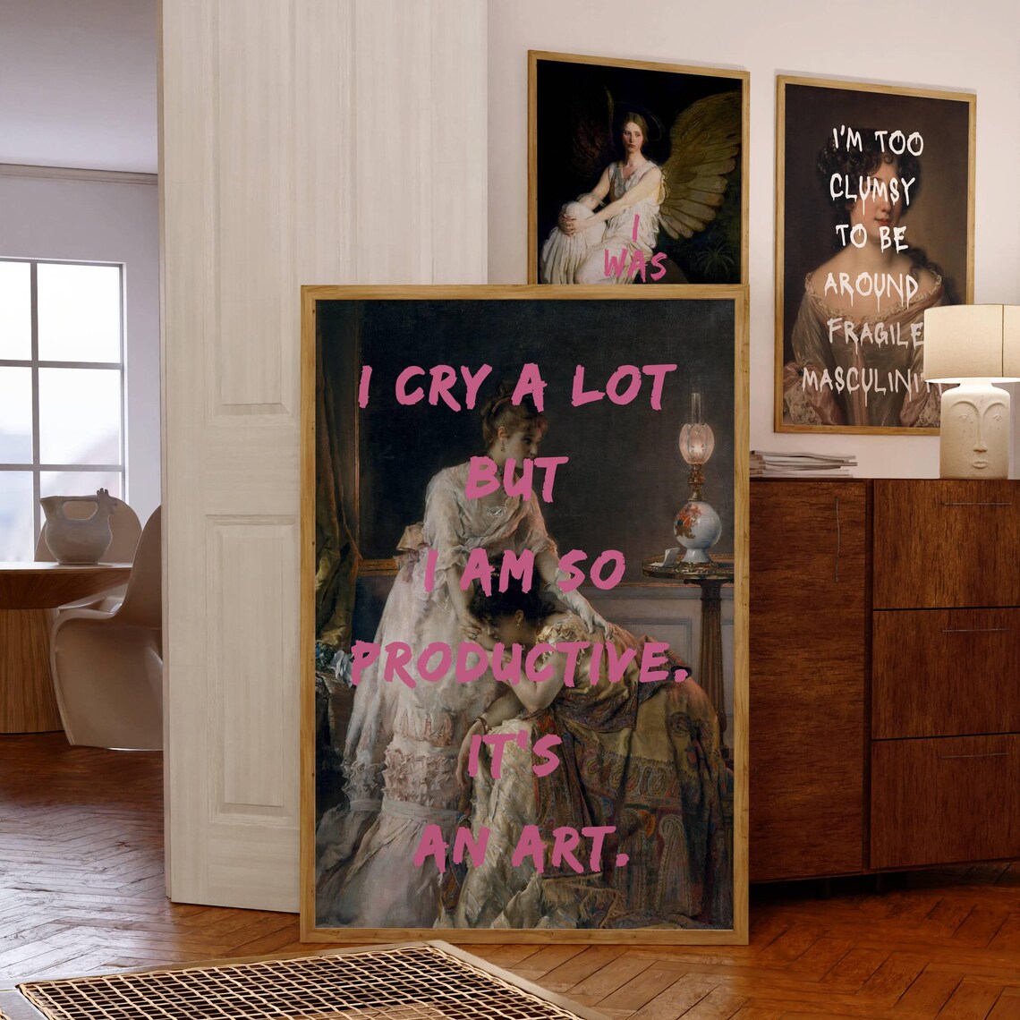Altered Art Print, Quirky Vintage Coquette Decor - Image 8