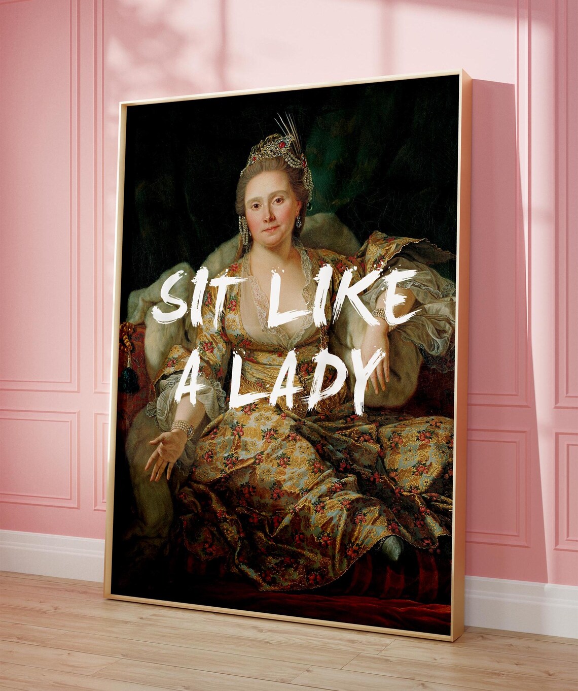 Sit Like A Lady, Feminist Quote Art Print - Image 4