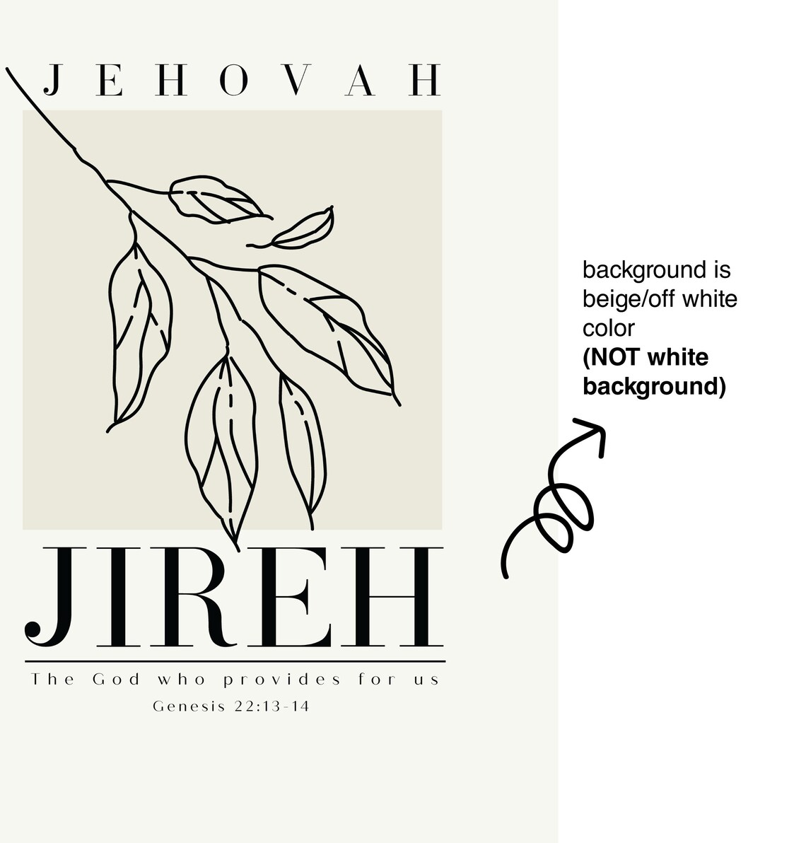 Jehovah Rapha Vintage Bible Verse Art Print - Image 5