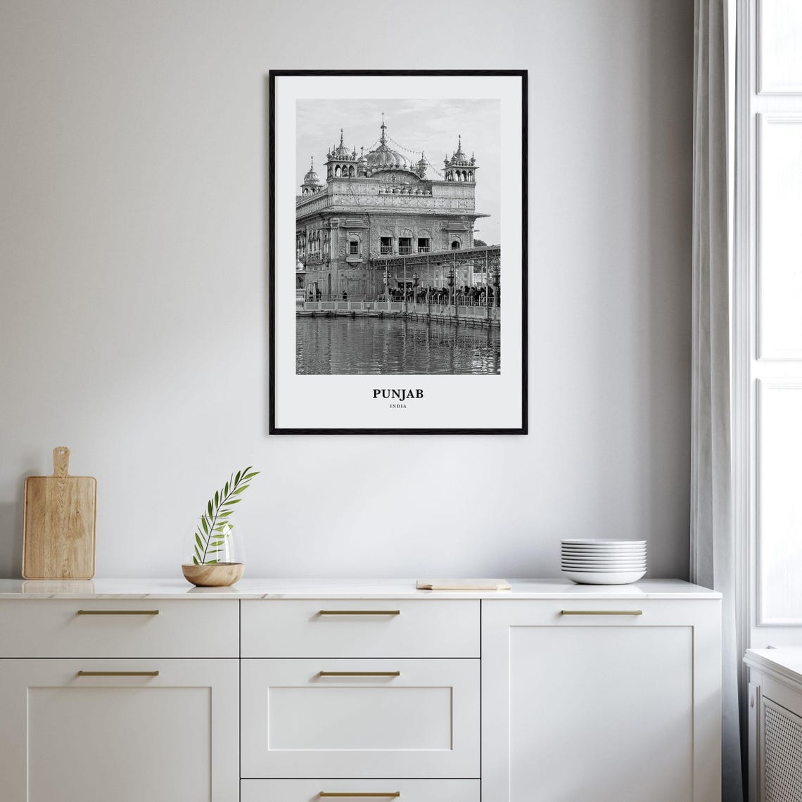 Punjab India Golden Temple Amritsar Sacred Landmark Photography Poster - Image 2
