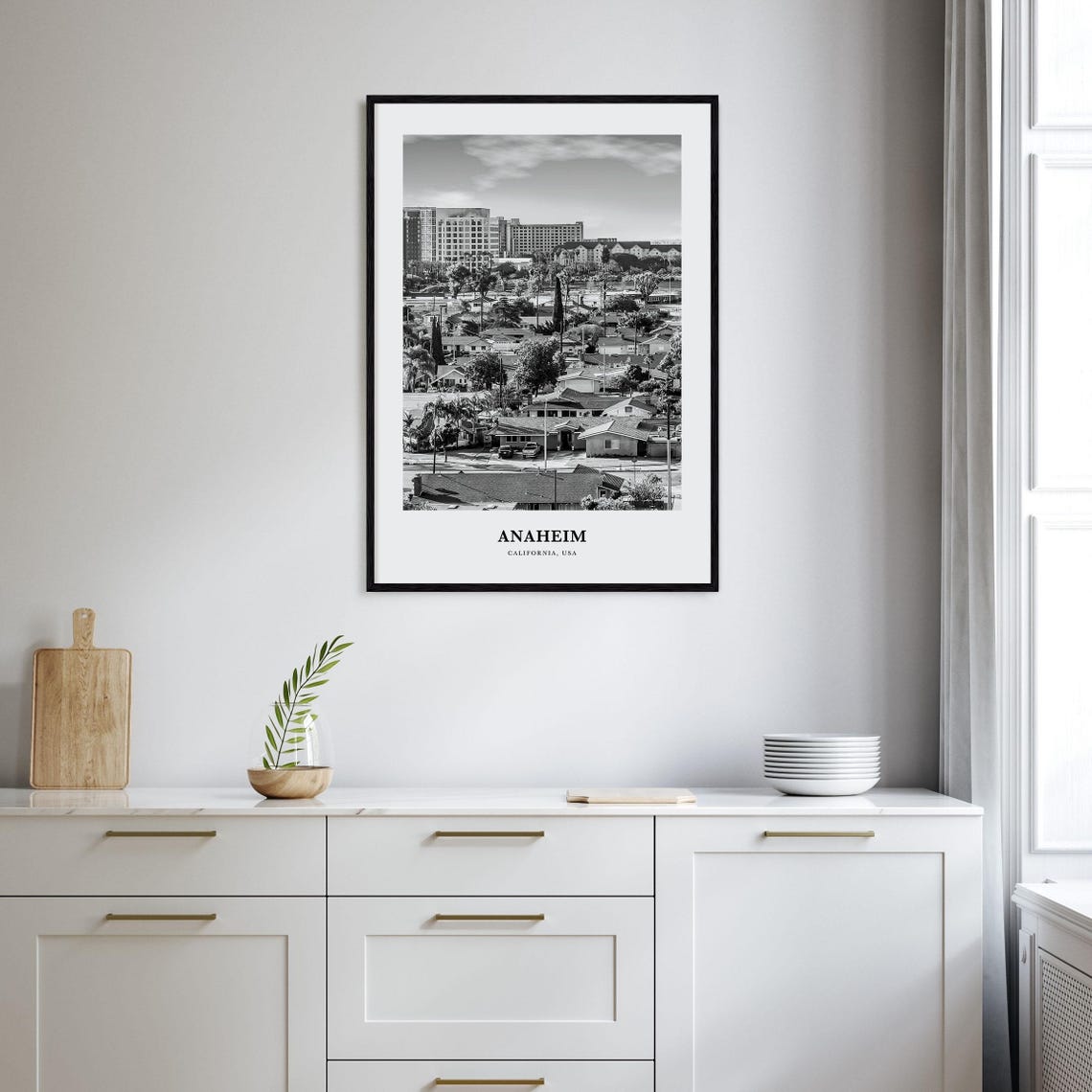 Anaheim Wall Art No 1 Anaheim Wall Decor Anaheim Poster Anaheim Home Decor Anaheim Travel Gift Anaheim Travel Print - Image 2