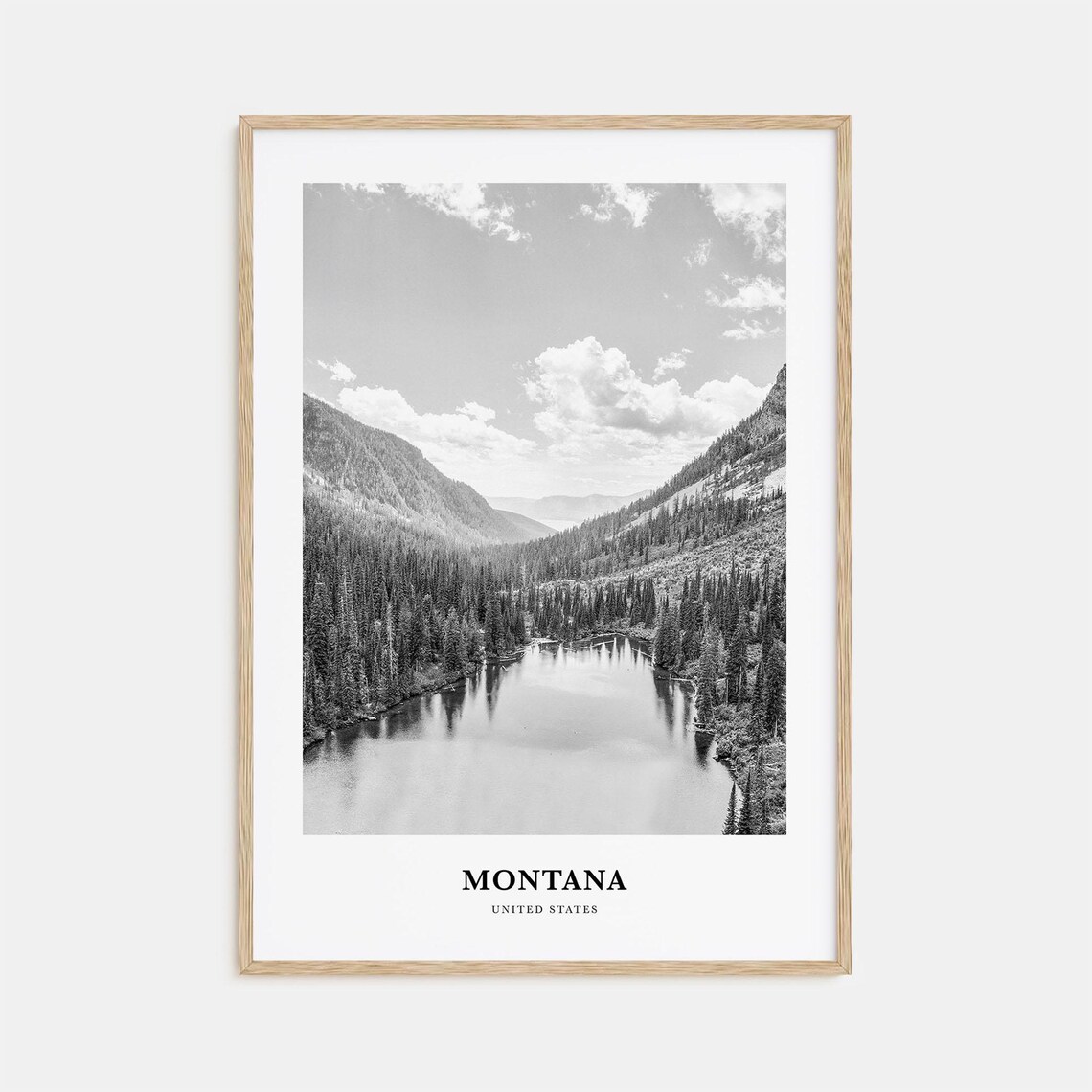 Montana Wall Art No 2 Montana Wall Decor Montana Poster Montana Home Decor Montana Travel Gift Montana Travel Print