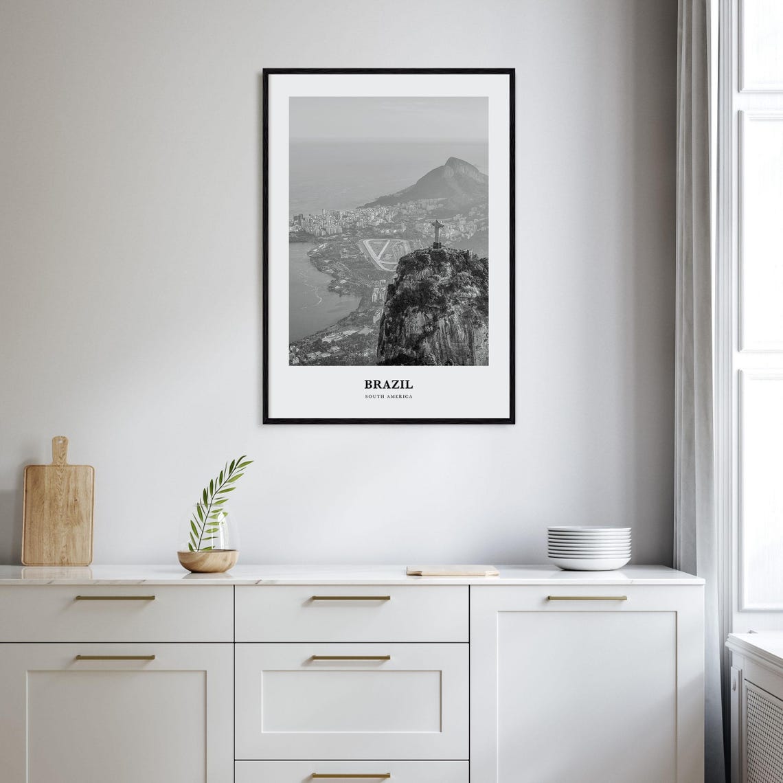Christ the Redeemer Corcovado Mountain Rio de Janeiro Brazil Poster - Image 2