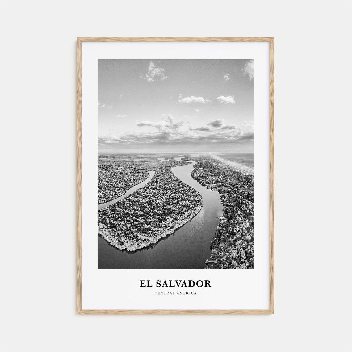 El Salvador Wall Art No 2 El Salvador Wall Decor El Salvador Poster El Salvador Home Decor El Salvador Travel Gift El Salvador Travel