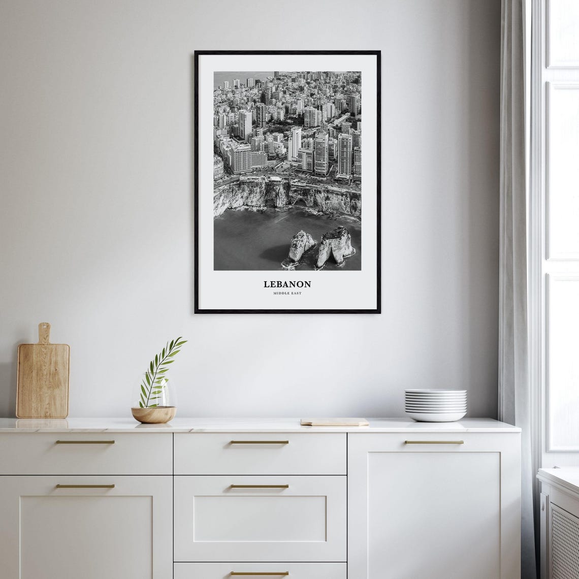 Lebanon Wall Art No 1 Lebanon Wall Decor Lebanon Poster Lebanon Home Decor Lebanon Travel Gift Lebanon Travel Print - Image 2