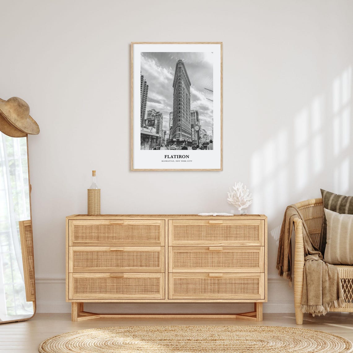 Flatiron Building Manhattan NYC Black and White Photo Poster - Image 3