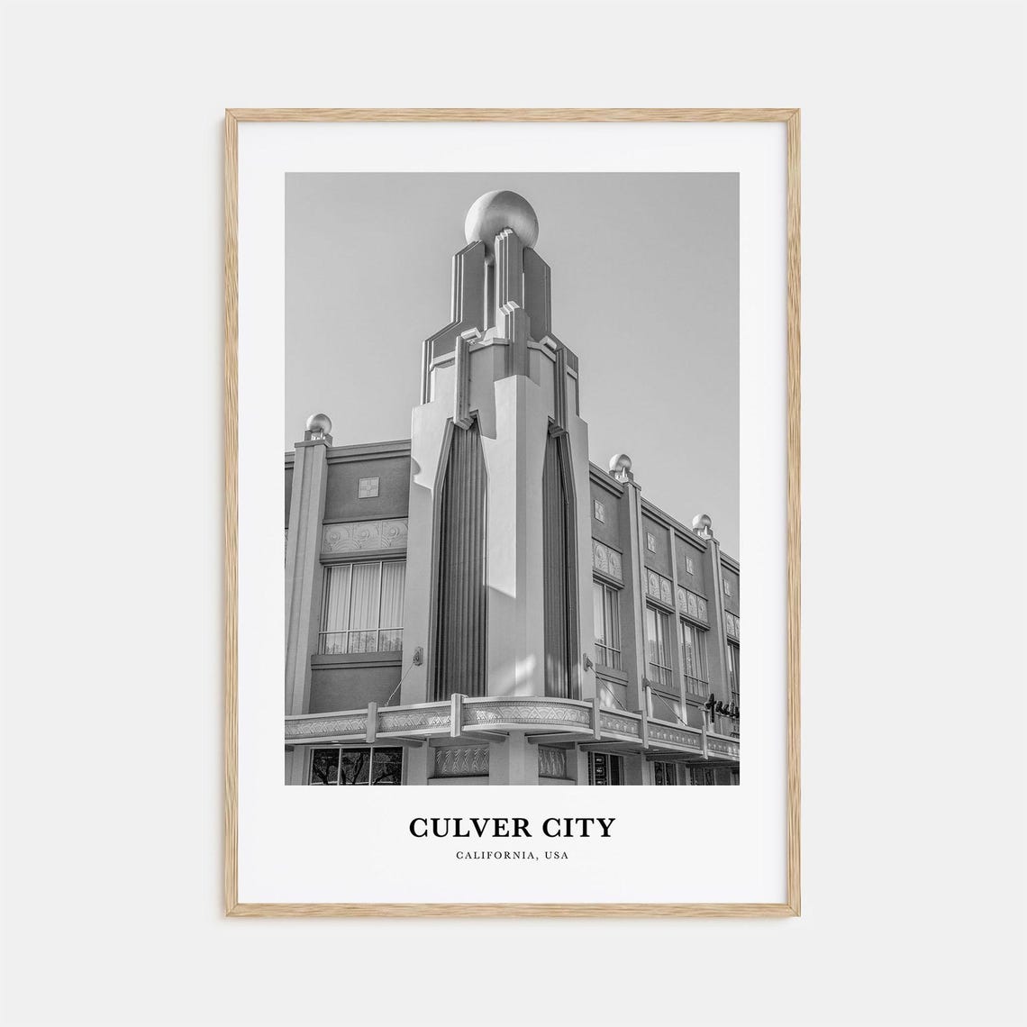 Culver City Wall Art Culver City Wall Decor Culver City Poster Culver City Home Decor Culver City Travel Gift Culver City Travel Print