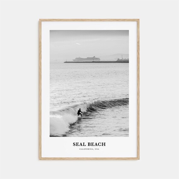 Seal Beach Wall Art No 2 Seal Beach Wall Decor Seal Beach Poster Seal Beach Home Decor Seal Beach Travel Gift Seal Beach Travel Print