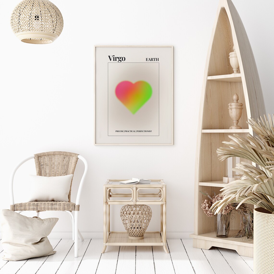 Zodiac Sign Virgo Aura Poster Quote Inspirational Quote Motivational Quote Quote Print Poster Print Wall Art Quote 1 - Image 2