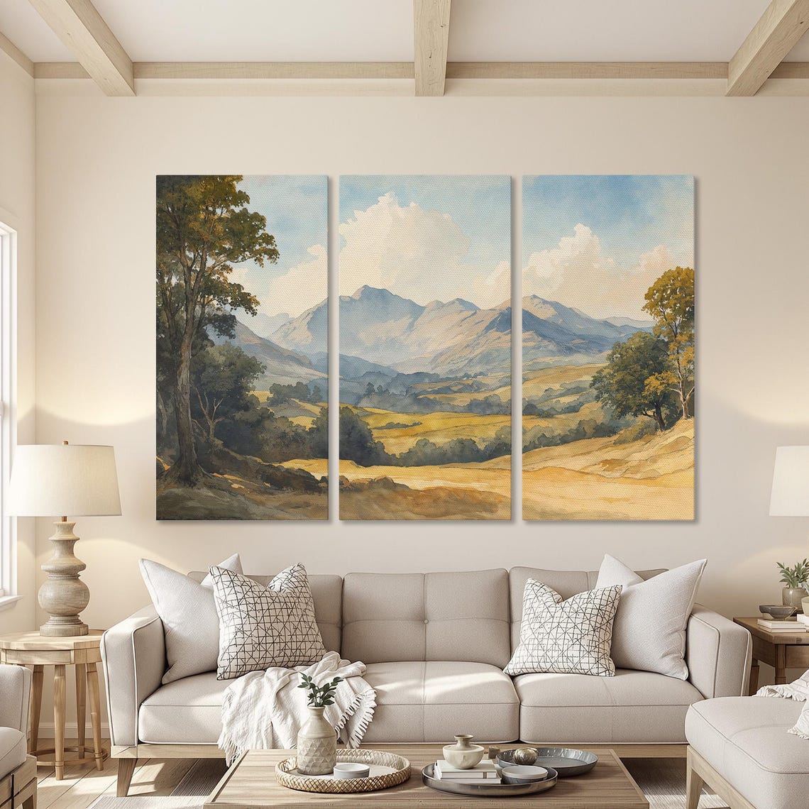 Tranquil Mountain Framed Print Scenic Wall Art Rustic Country Landscape Countryside Beauty For Nature Lovers Serene Nature Decor - Image 4
