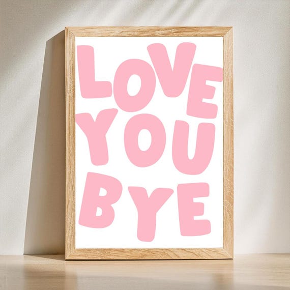 Hallway Home Wall Print Art Funny Bedroom Typography Living Room