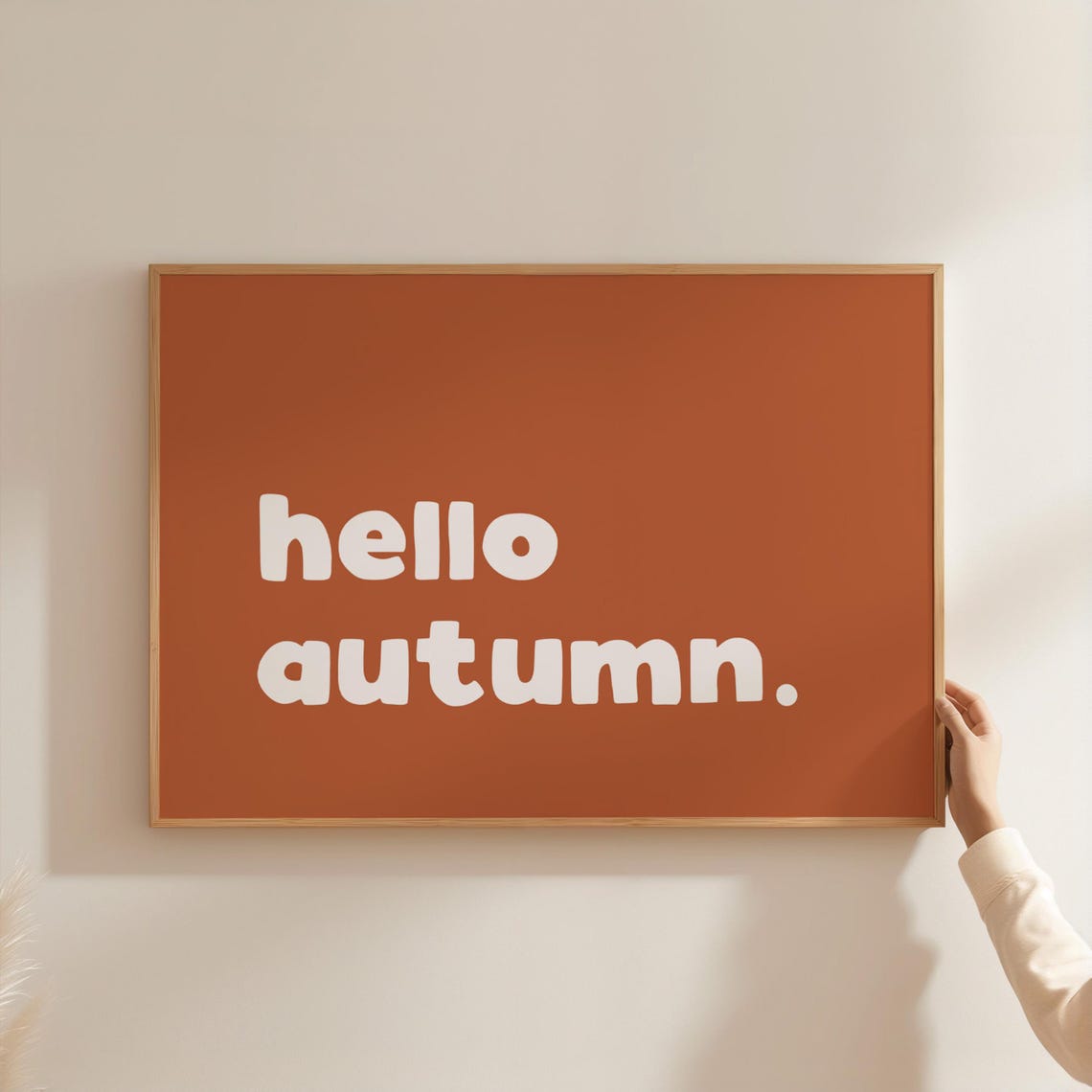 Autumn Wall Print Art Home Decor Fall Seasonal Halloween