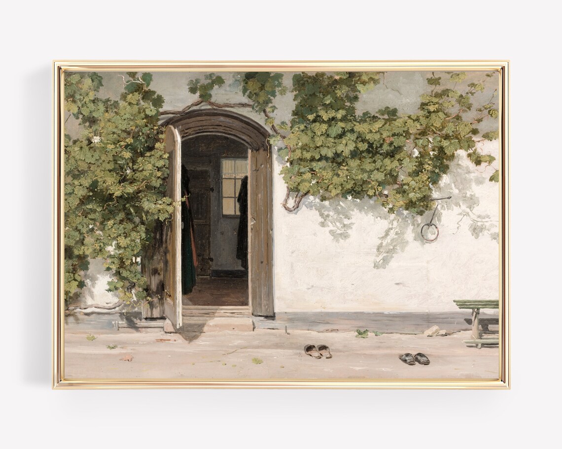 Mediterranean Wall Art Print, Rustic European Decor