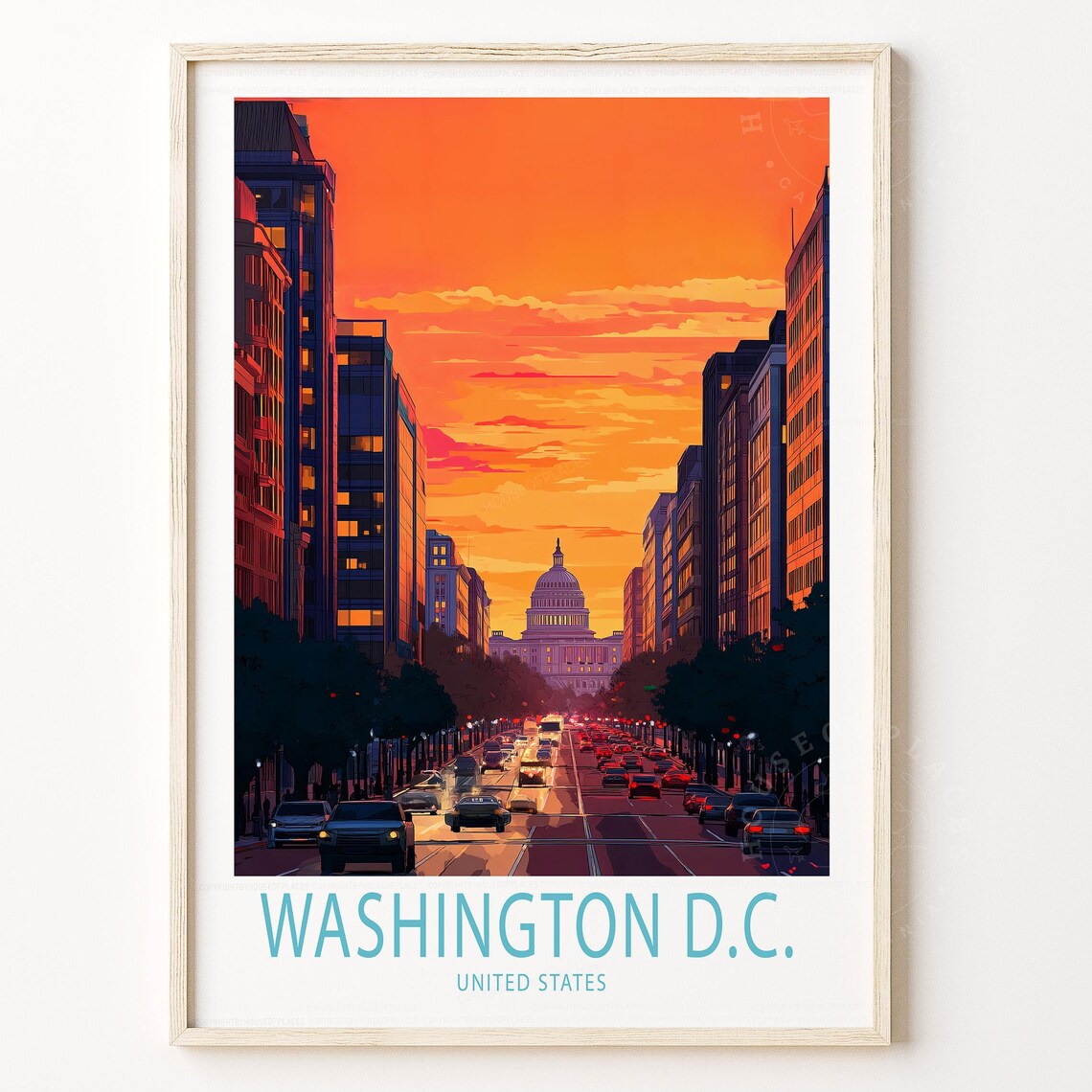 Washington Dc House Warming Gifts Travel Poster
