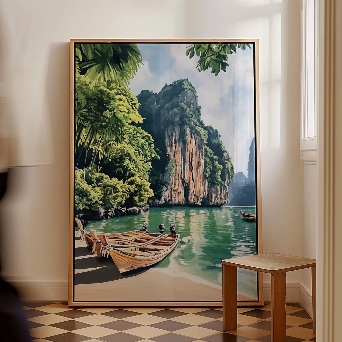 Thailand Phuket & Phi Phi Island Travel Poster
