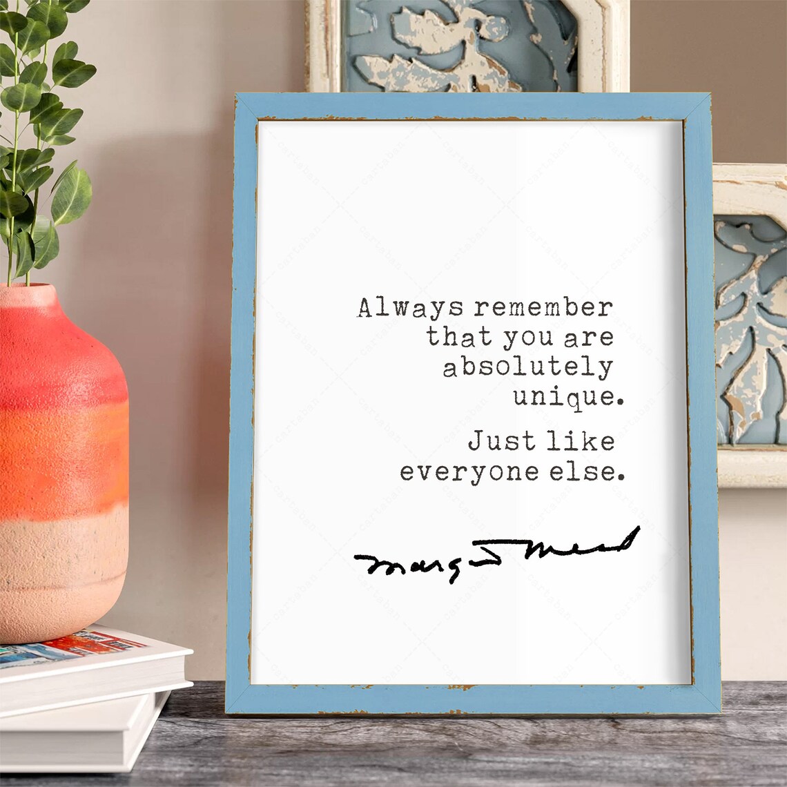 Margaret Mead Quote, Absolutely Unique Art Print - Image 3