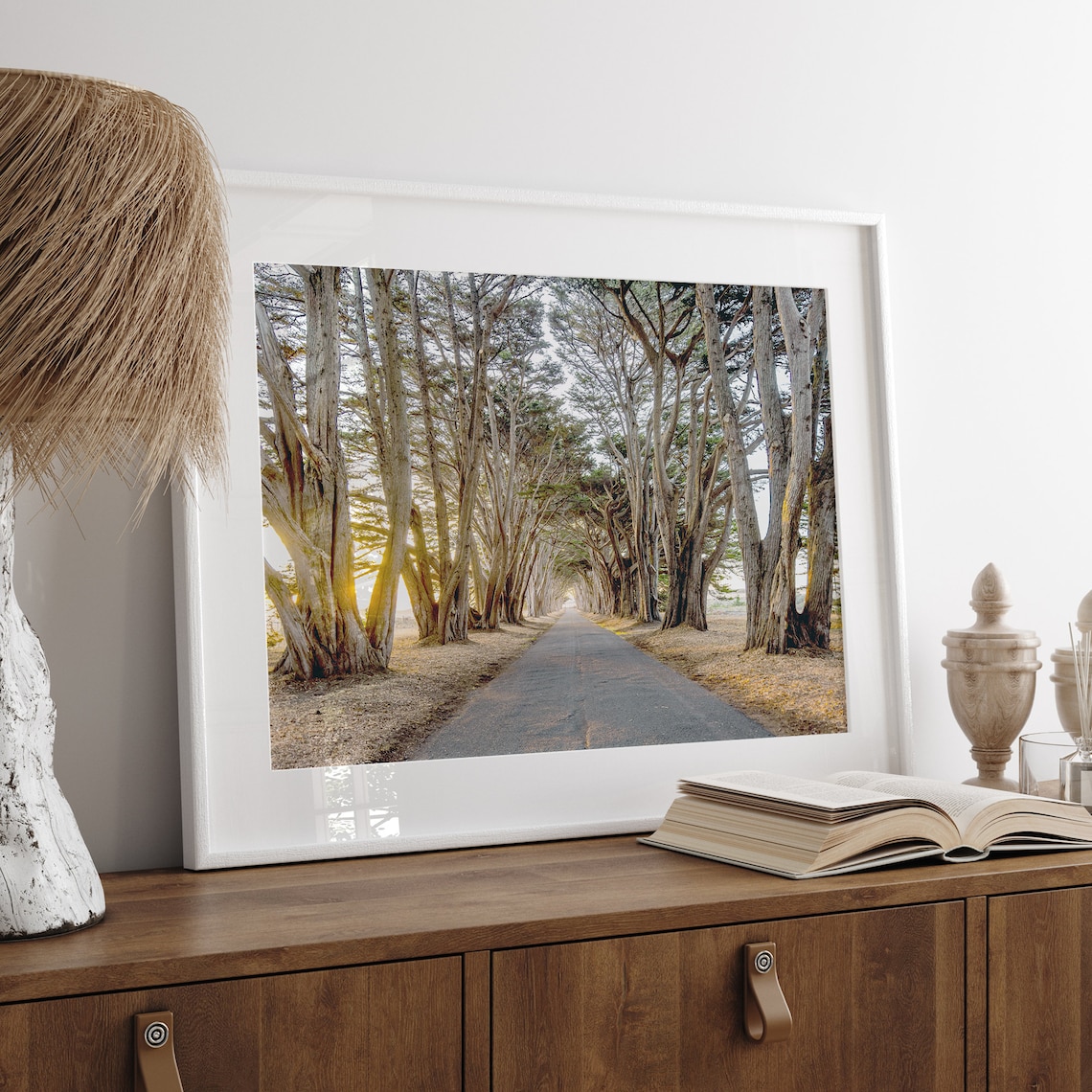 Cypress Tree Tunnel California Coast Art Print - Image 2
