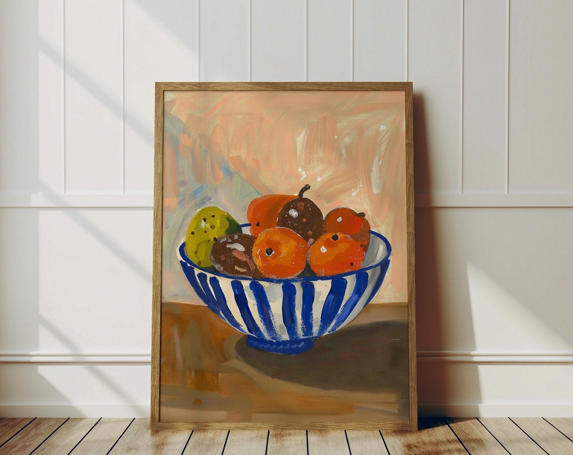 Vintage Fruit Art Print, Botanical Kitchen Decor - Image 3
